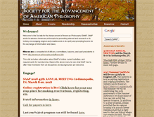 Tablet Screenshot of american-philosophy.org